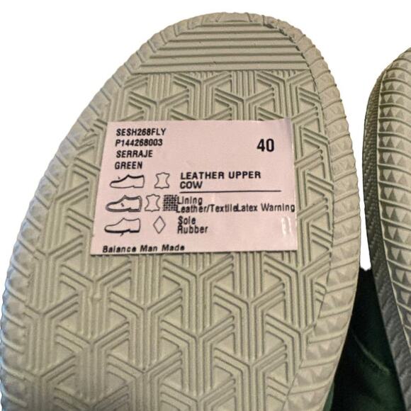 NIB Fly London Sesh Green Shoe's Men's Size 40 US 7 M Suede Leather Lace Up NEW - Picture 9 of 13